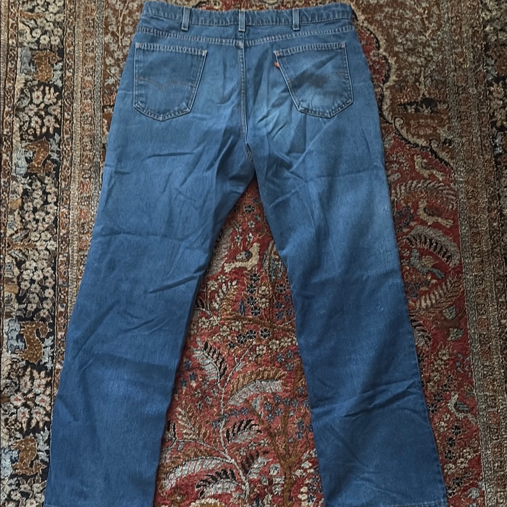 Vintage orange tab Levi's Blue Bootcut Jeans Medium Wash